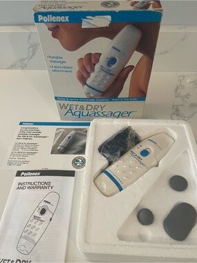 Pollenex Wet & Dry Aquassager Portable Massager